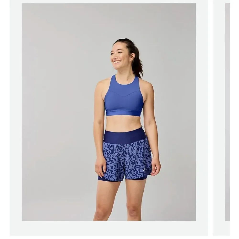 NWT Brooks 3 Pocket Run Racerback Sports Bra sz 38 A/B